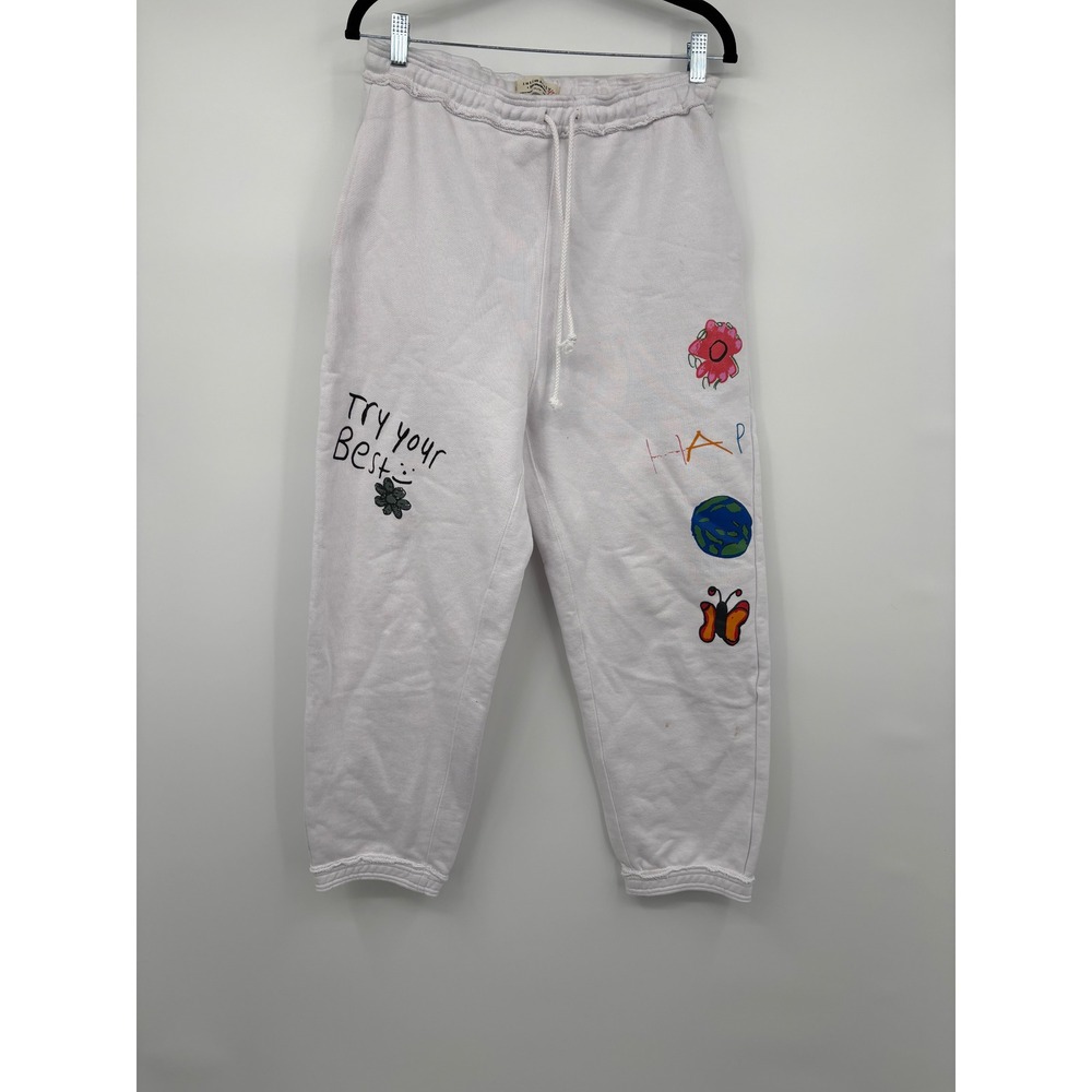 FP INTIMATELY Kids Worldwide Try Your Best Joggers Size women's XS - Picture 2 of 8